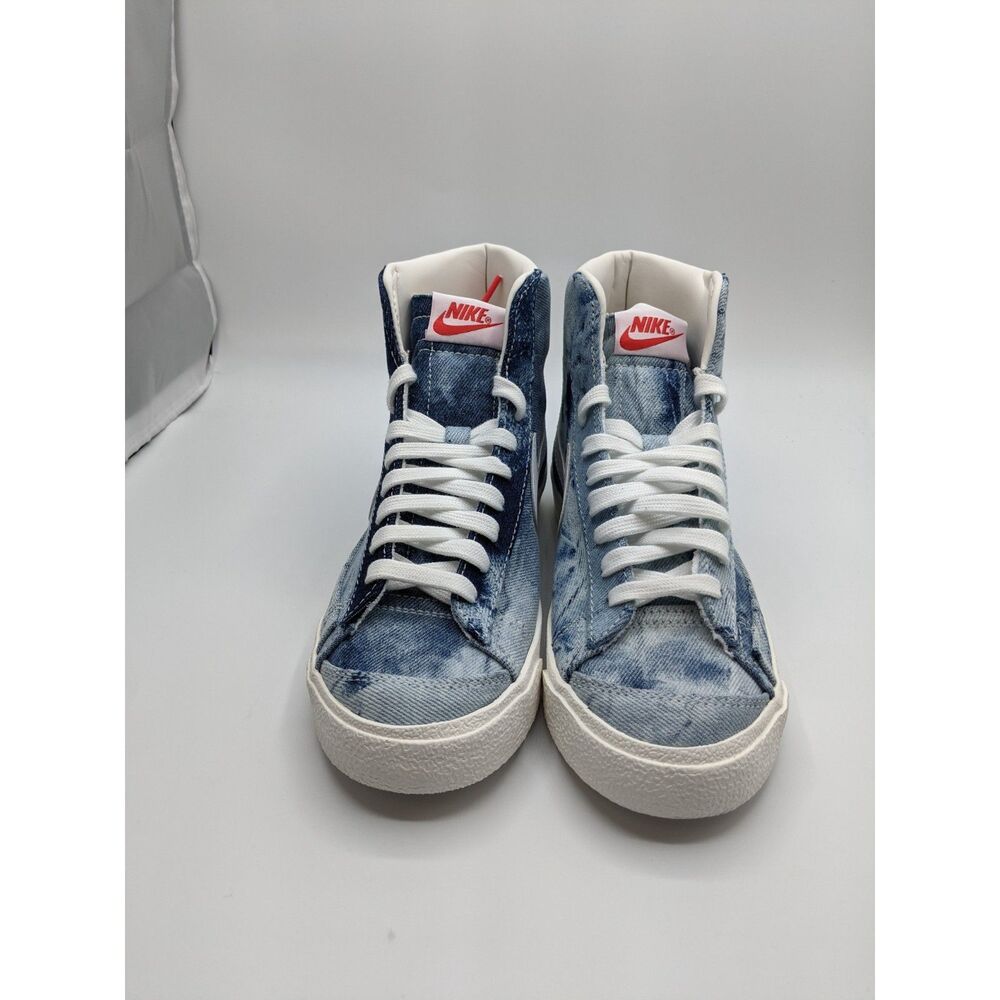 Nike Blazer Mid 'Tie-Dye Denim' Blue White - Picture 3 of 9